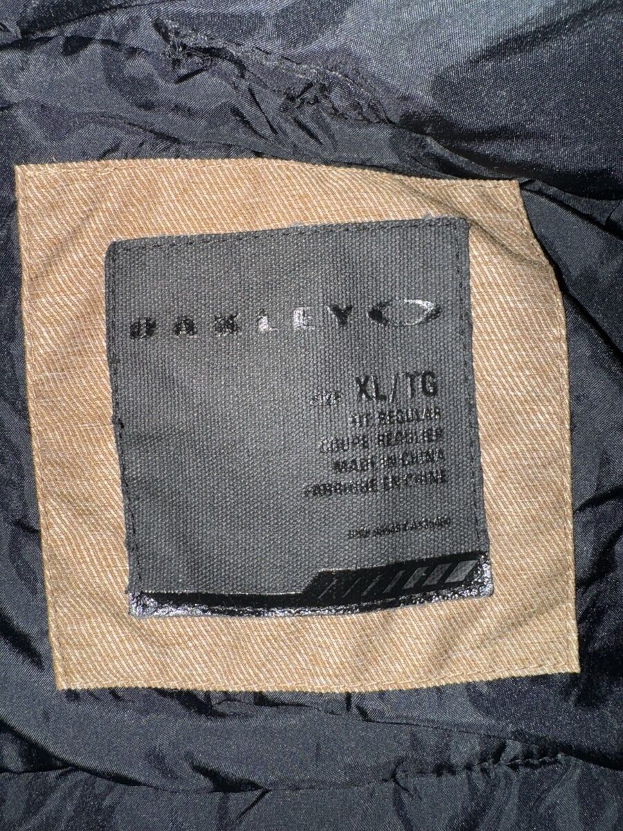 Vintage Y2K Oakley Software Mens Tech Jacket Tan Color Size Vintage Y2K Oakley Software Mens Tech Jacket Tan Color Size