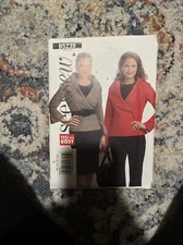 BUTTERICK See & Sew Sewing Pattern B5239 Women Sz 8-10-12-14 Wrap Shawl Jacket