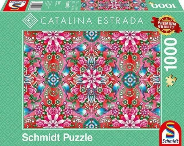 Schmidt Puzzle 1000 Catalina Estrada Red Rosebush