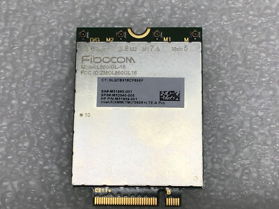 HP Fibocom L860-GL-16 WWAN Patron w/GPS Intel XMM 7560R+ LTE-A Pro M2 M52040-005