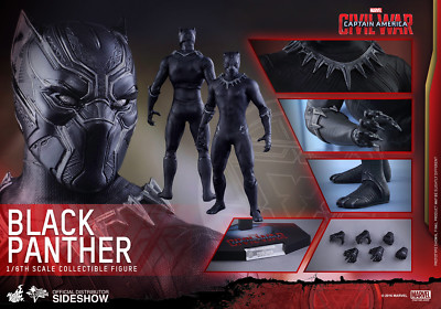 HOT TOYS BLACK PANTHER CAPTAIN AMERICA CIVIL WAR 1/6 ACTION FIGURE
