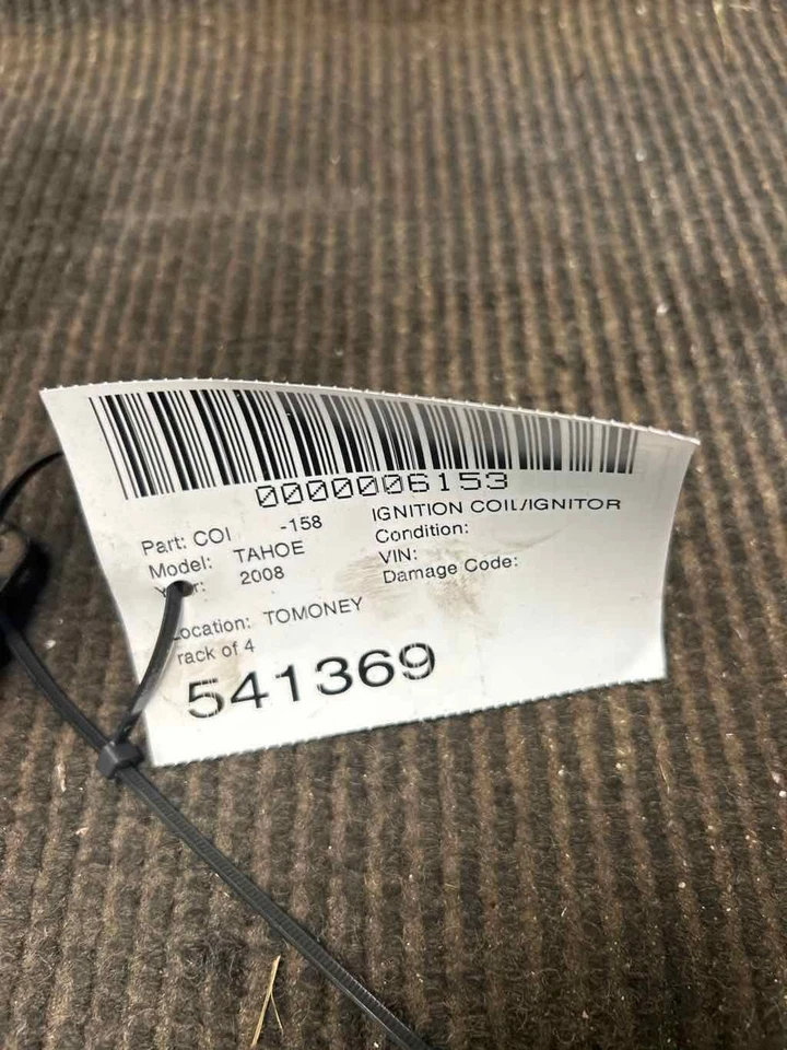 Fits 2007-2014 Chevrolet Tahoe, Ignition Coil, Rack of 4, OEM#:12570616 - Image 4 of 4