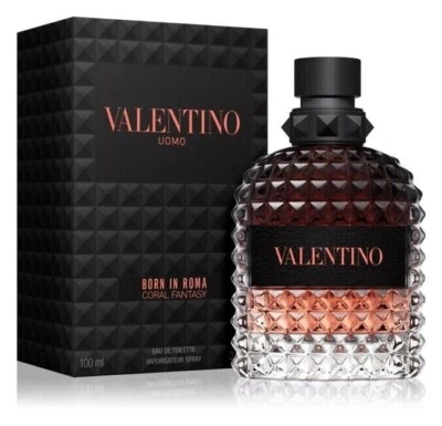 Valentino Uomo Born In Roma Coral Fantasy 3.4 oz EDT Cologne for Men New In Box eBay
