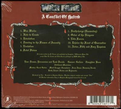 Warfare A Conflict Of Hatred CD new | eBay