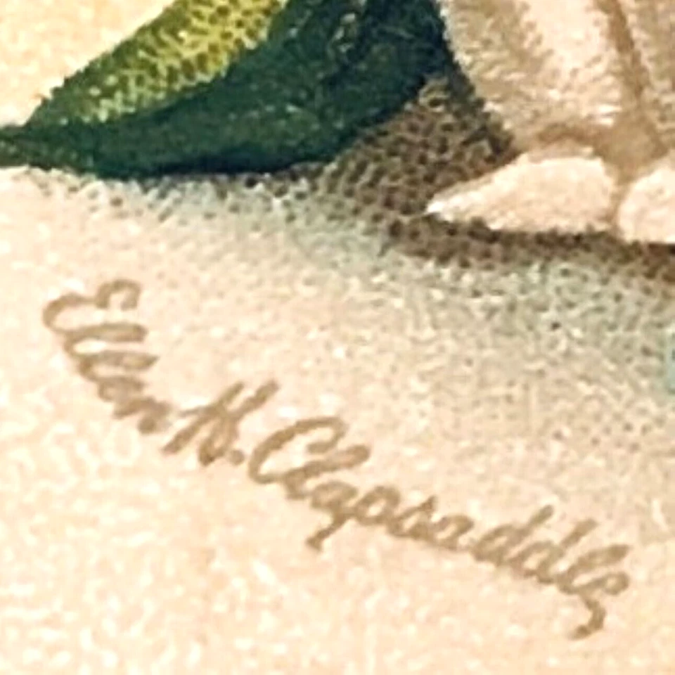 Velas encendidas de colección Clapsaddle niños árbol de Navidad concurso A/S PC Emb c1915 Foto 4 de 4