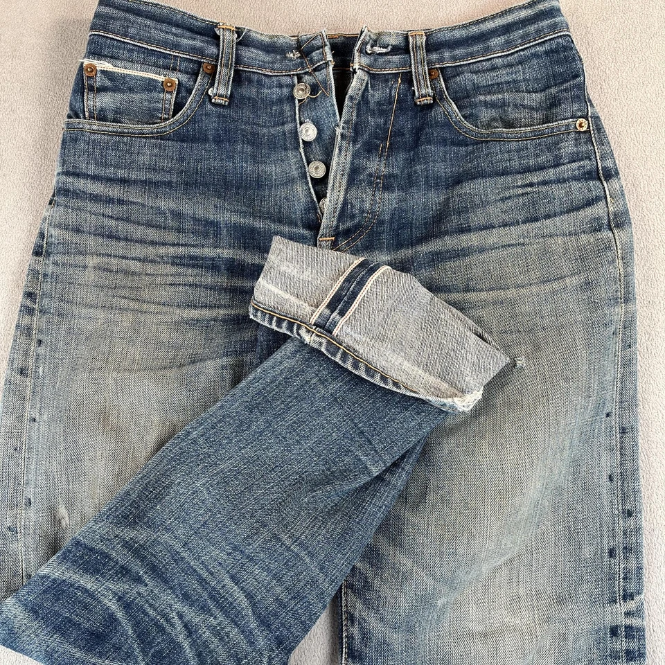 VTG Levis 501XX Jeans Mens 28x30 80s Selvedge Thrashed Made in USA LVC Tag 30x30 - Image 2 of 4