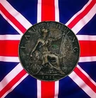 1911 George V Farthing — photo from another recent sale