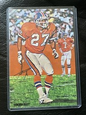Steve Atwater Denver Broncos Signed 4x6 Donovan Kelley Card 40