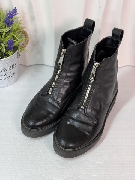 Women H&M Boots Black Synthetic 40