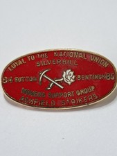Vintage 1984/85 Loyal to the NUM Pin Badge Women's Support Group Ashfield