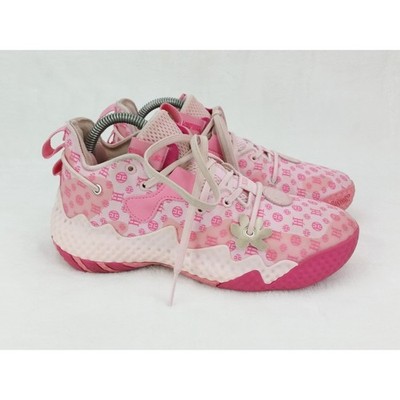 Adidas Harden Vol. 6 Pink Basketball Shoes 5.5 GW9033 Breast Cancer Awareness