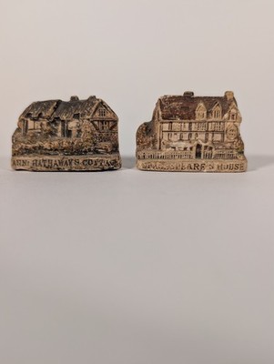 Vintage Stratford-upon-Avon Miniature Set | Ann Hathaway's & Shakespeare's House