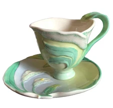 Calla Lily Cup And Plate/Saucer 3D Design Tea Coffee Cookie Scone