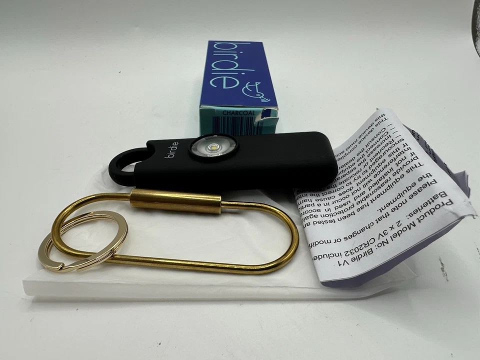 SHE'S BIRDIE She’s Birdie The Original Personal Safety Alarm Women by Women Charcoal Black