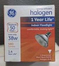 GE Lighting 69166 PAR30 38W Indoor Floodlight Bulb 580 Lumens Bright Short Neck