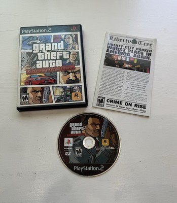 Grand Theft Auto: Liberty City Stories PS2 - W/ Manual (No Map) - TESTED