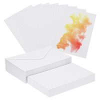 50 Sets Reine Baumwoll-Aquarellkarten 140Lb/300 Gsm Postkarten, 4X6 Zoll