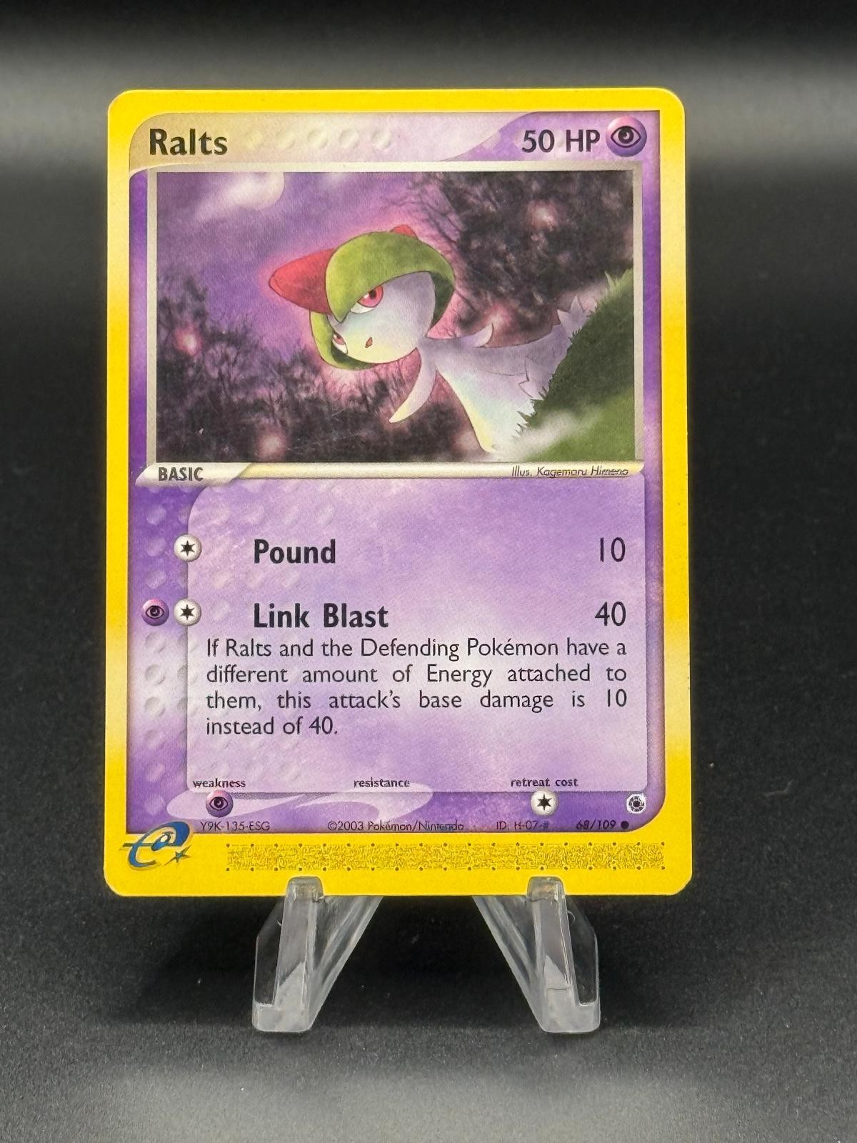 Ralts 68/109 Common Ruby & Sapphire Pokemon Lightly Played