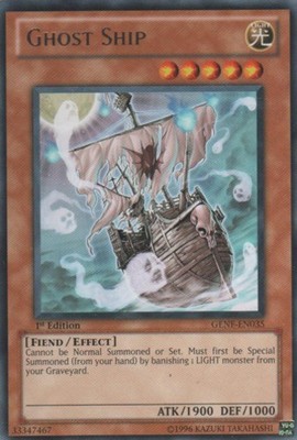 Ghost Ship - GENF-EN035 - Rare - Unlimited Edition x1 - Moderately Played