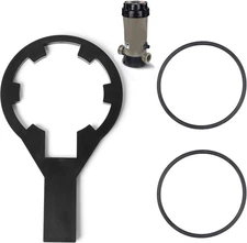 AR-PRO Chlorinator Wrench Set of 3 (Chlorinator Lid + O Ring), Black 