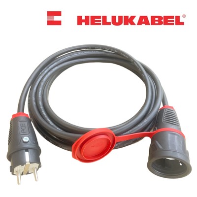Helukabel Schuko Verlängerungskabel H07RN-F 3x2,5mm²  3G2,5mm² 2m 5m 10m 15m