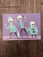 Shag “Clavicle,Sternum & Fibula” Canvas Print. 7”x5” 53/100