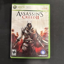 Assassin’s Creed II (Microsoft Xbox 360, 2009) Complete in Case Tested w/ Manual