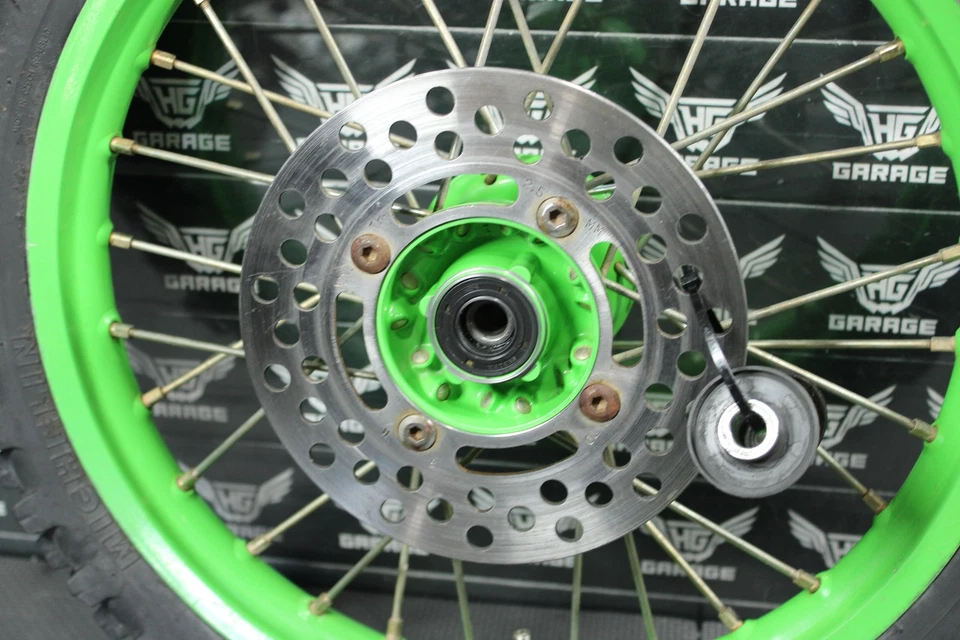 Kawasaki KX65 2003 OEM EXCEL 14" montaje de buje de llanta delantera 41090-1124 Foto 2 de 4