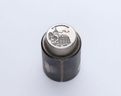 Historischer Prägestempel St. Georgskirche Wappen Münze Unikat Medaille Nr. 208-