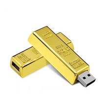 USB Flash Drive Gold Bar USB2.0 Flash Memory Stick Storage For Laptop 16GB-128GB