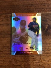 2007 Topps Co-Signers Silver Bronze #/50 C.C Sabathia / Jake Westbrook