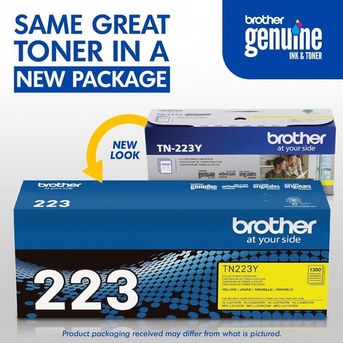 Brother TN223Y Standard Yellow Toner Cartridge Genuine HL-L3210CW/MFC-L3710CW - Picture 3 of 6