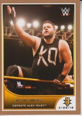 Kevin Owens 2016 Topps Road To Wrestlemania Bronze Card #89