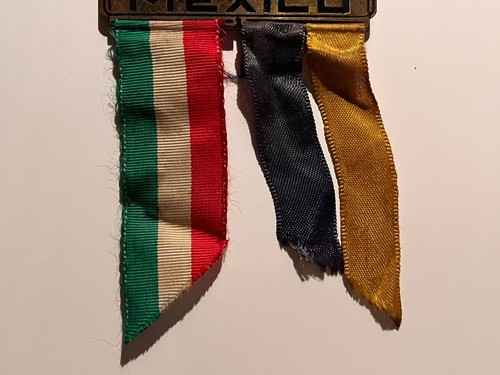Antique Old Mexican Pilot Air Club Badge Pin Aviation Wings Captain From 1930's - Picture 3 of 8