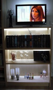 LED Regal Beleuchtung warmweiss 4 x 75 cm inclusive Netzteil -#3295 | eBay