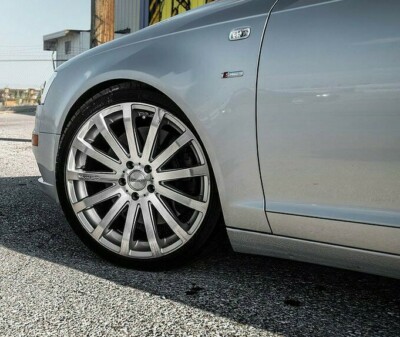 18'' MRR HR9 Wheels Fits Audi A3 A4 A5 TT Q3 18x8.5 +32 5x112 Silver Rims Set (4)