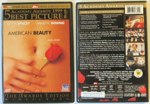 AMERICAN BEAUTY DREAMWORKS REGION 1 NTSC DTS DVD - Zdjęcie 1 z 1