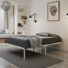 4ft6 Double Bed Frame Premium Platform Bed - Underbed Storage - Easy Assembly