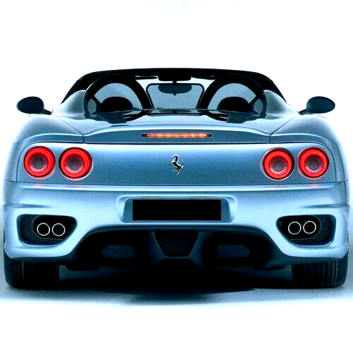 Ferrari LED Tail Lights F360, 512, F355, 550, 575M, F50 RED CLEAR