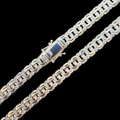⭐︎ Real 925 Sterling Silver Handmade 9mm Cuban-Byzantine