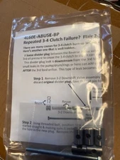 Transgo 4L60E-ABUSE-BP Reverse abuse bore (divider) plugs 1993-15 4L60E 4L65E