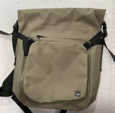 Knomo Roll Top With Front Pocket Luggage Hamilton Backpack Khaki