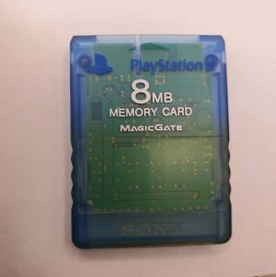 Sony Playstation 2 PS2 Official OEM MagicGate 8mb Memory Card Genuine  SCPH-10020