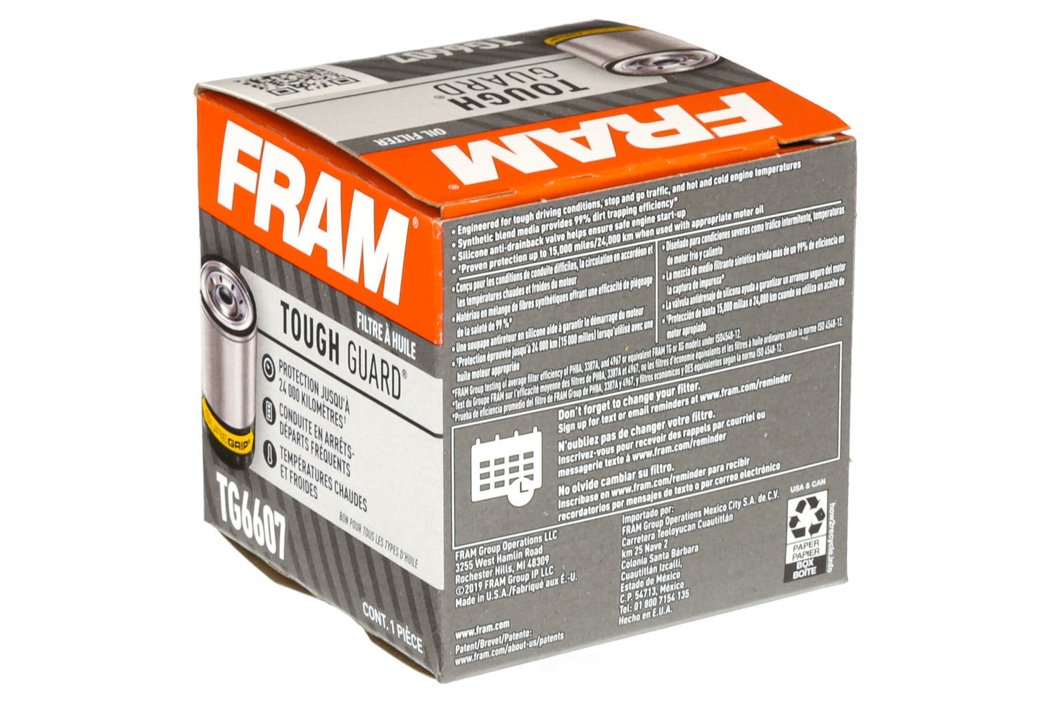Oil Filter Fram TG6607 For Nissan, Infiniti. Mazda