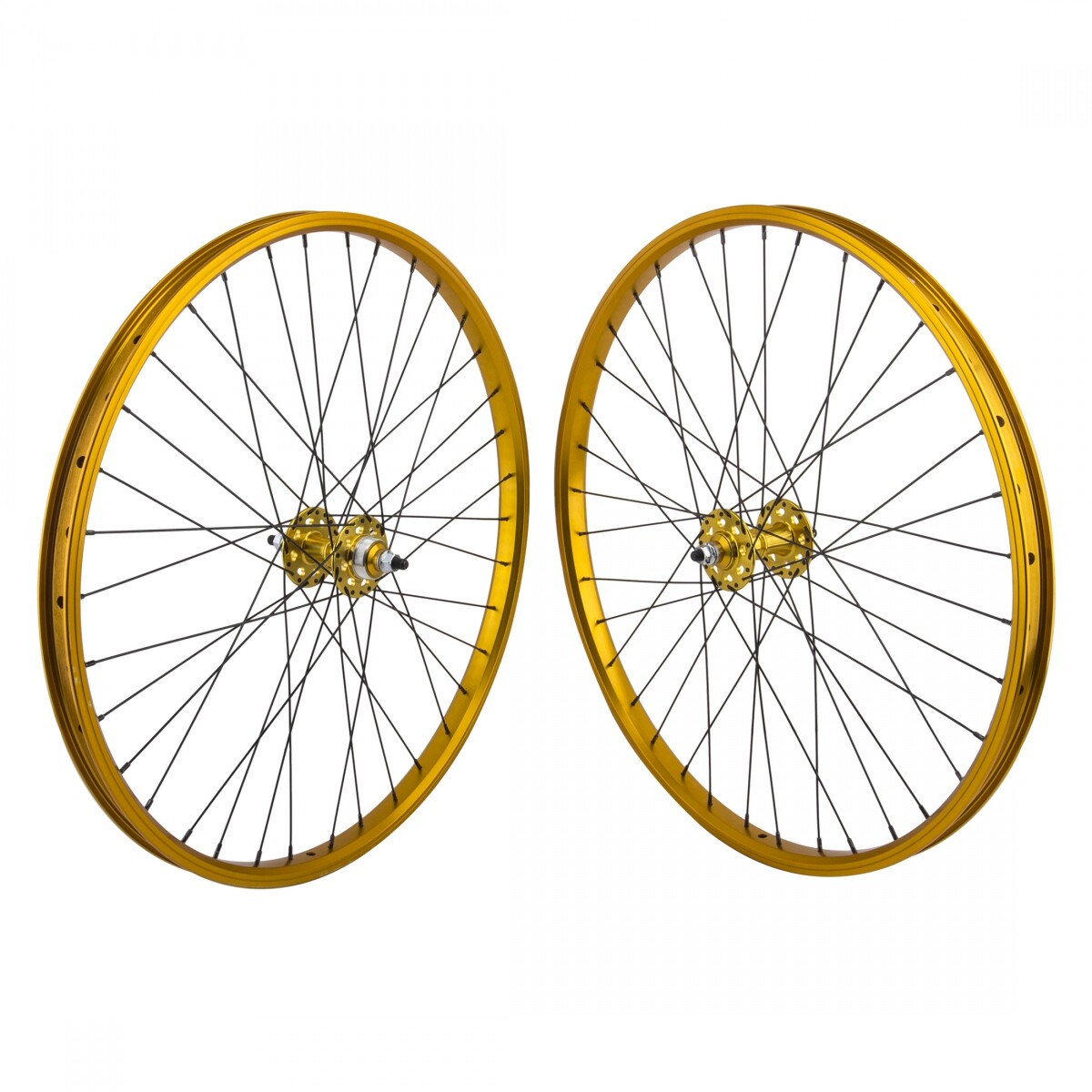 SE Bikes 26in BMX Wheelset 26x1.75 Gold BoltOn 3/8" 100/110mm 1s Freewheel eBay