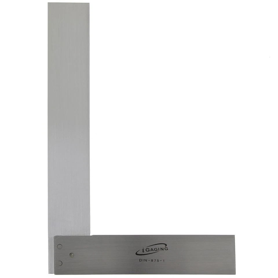 iGaging 10" Maquinista Cuadrado Precisión Acero Inoxidable Endurecido DIN 875 con FUNDA Foto 3 de 4