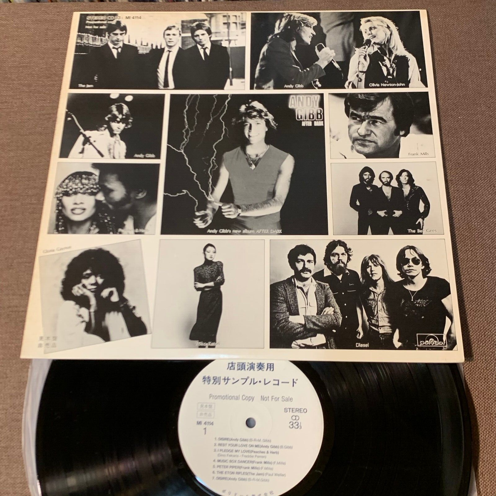 Promo-only Polydor Pop Hits Sampler JAPAN LP MI-4114 Andy Gibb Bee Gees The Jam - Afbeelding 1 van 15