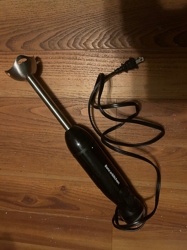 Bonsenkitchen Handheld Blender, Electric 12-Speed & Turbo Mode