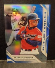 2020 Topps Chrome Bowman Sterling 1st Signs Cert Auto Issue Francisco Lindor