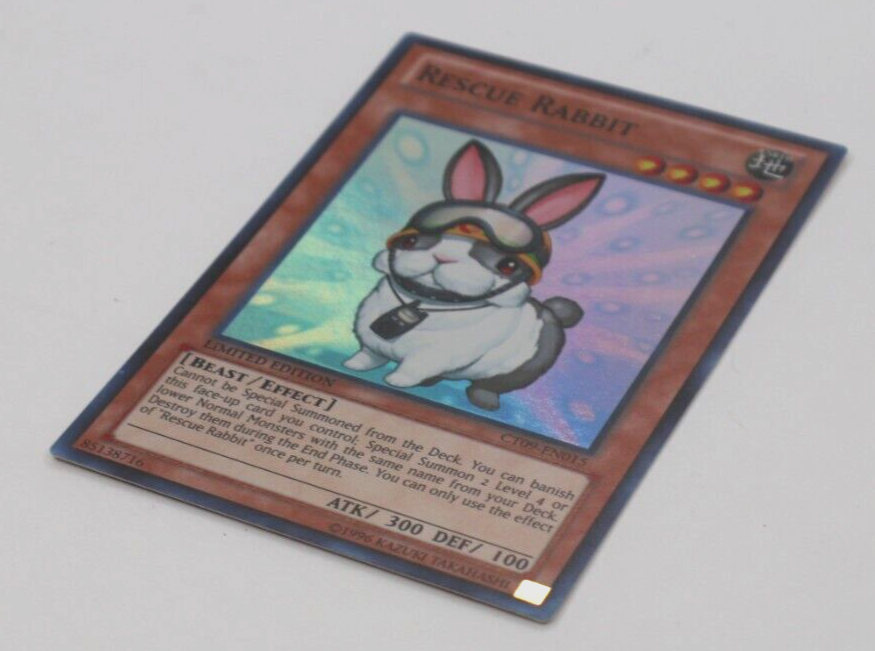 rabbit card limited edition Yugioh Ghost Ogre & Snow Rabbit CT13-EN012 Super Rare Limited Edition main image 0